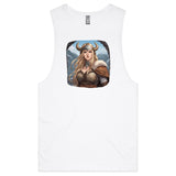 Viking Girl AS Colour Barnard - Mens Tank Top Tee Ogo Merch