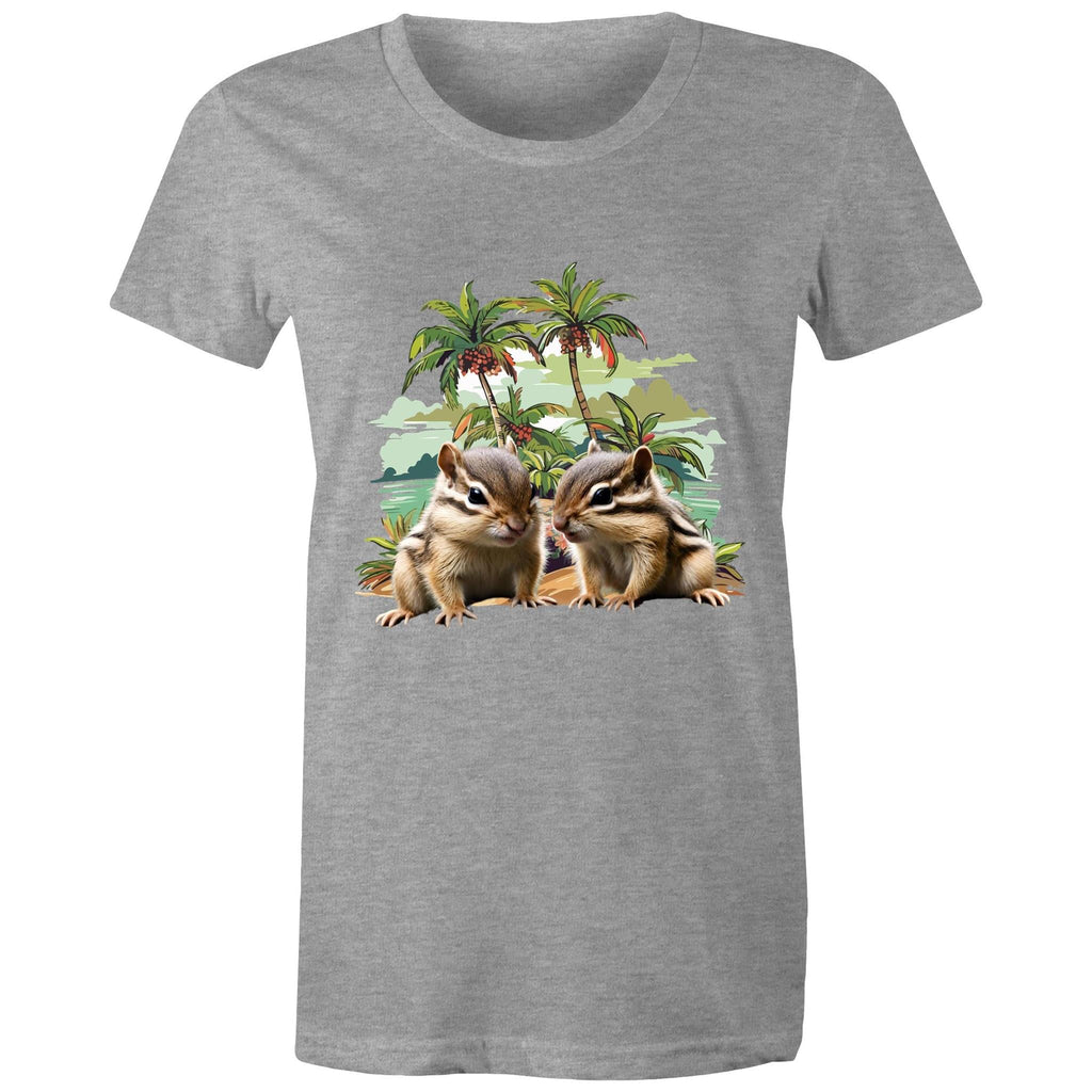 Beach Chipmunks AS Colour - Women's Maple Tee Ogo Merch
