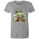 Beach Chipmunks AS Colour - Women's Maple Tee Ogo Merch