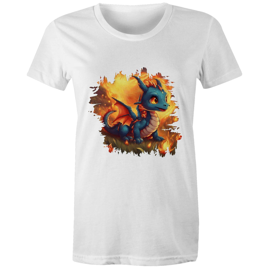 Baby Dragon AS Colour - Women's Maple Tee Ogo Merch