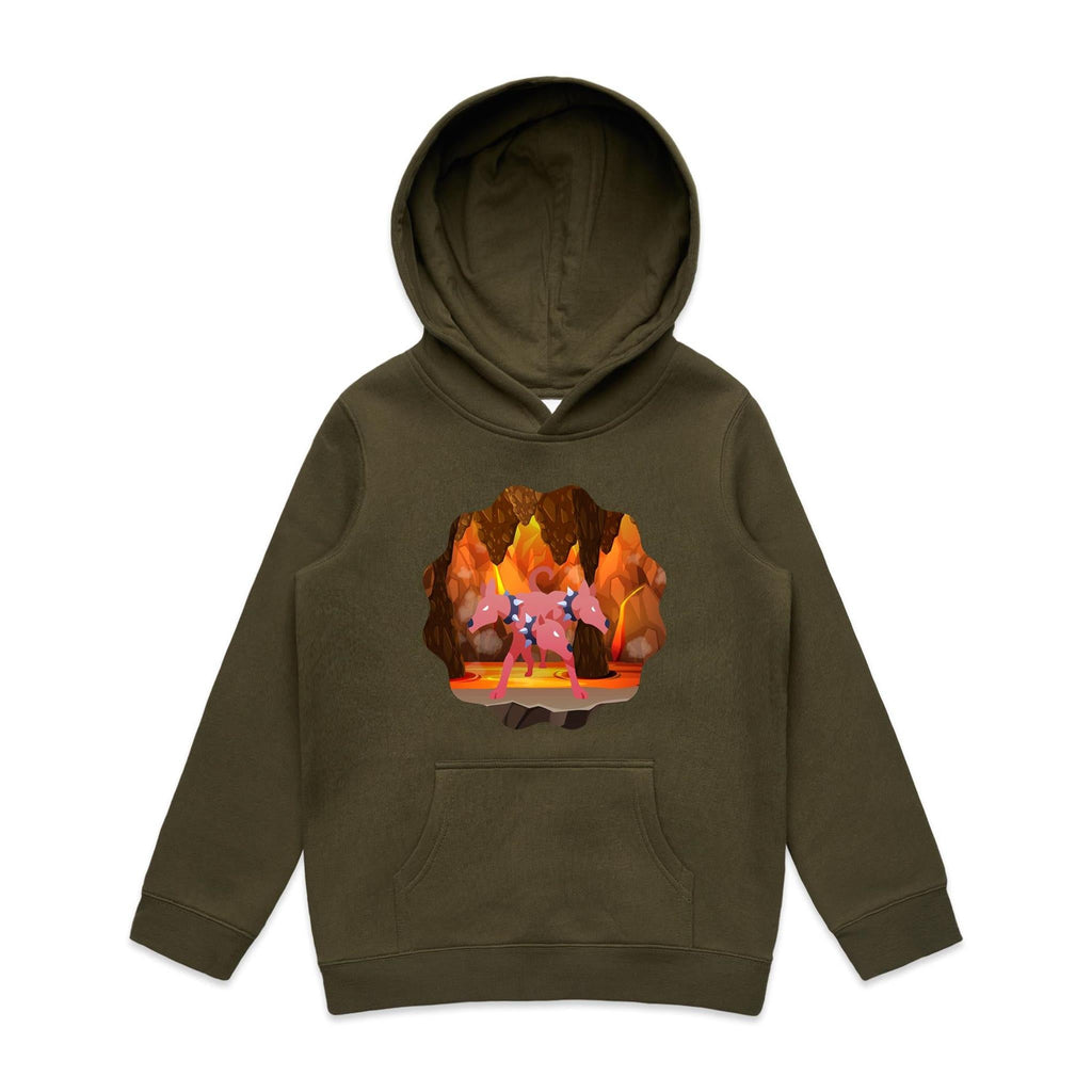 Lava Cerberus AS Colour Youth Supply Hood Ogo Merch