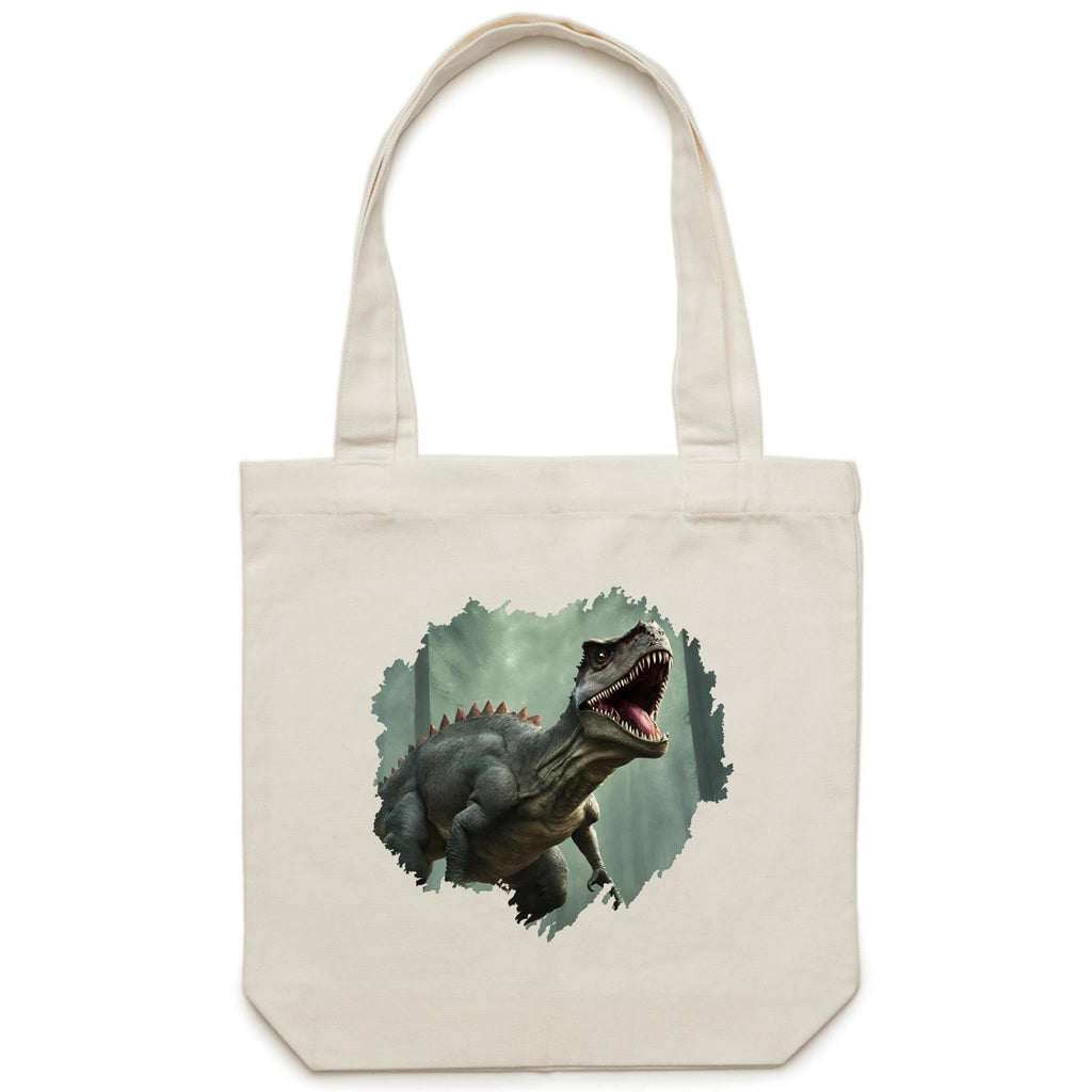 T Rex AS Colour - Carrie - Canvas Tote Bag Ogo Merch