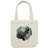T Rex AS Colour - Carrie - Canvas Tote Bag Ogo Merch