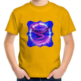 Eagle in Swirl AS Colour Kids Youth T-Shirt Ogo Merch