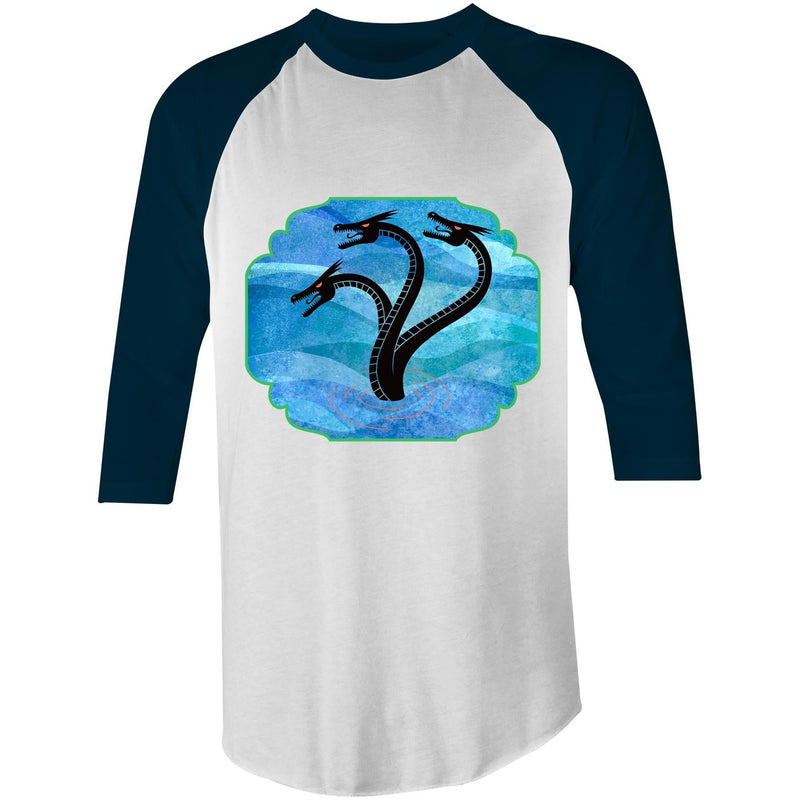Ocean Hydra AS Colour Raglan 3/4 Sleeve TShirt Ogo Merch
