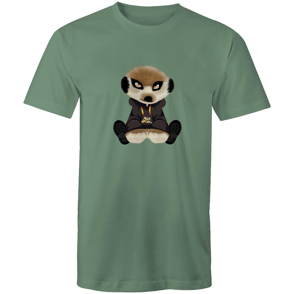 Meerkat in Hoodie AS Colour Staple - Mens T-Shirt Ogo Merch