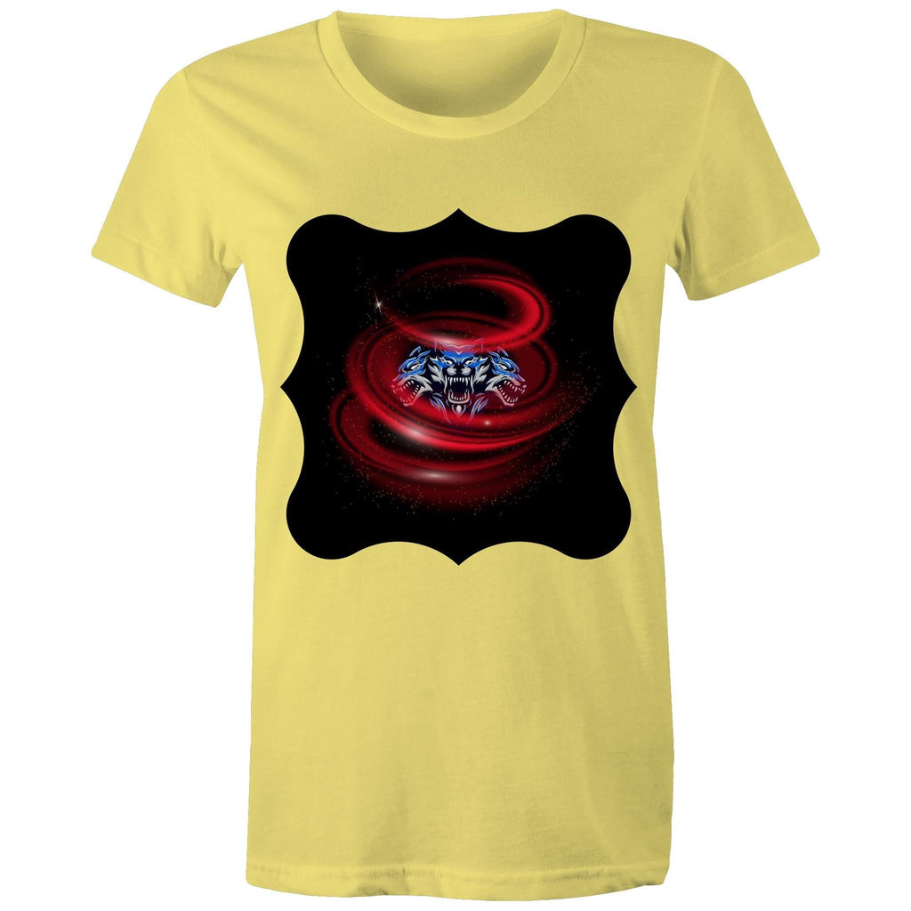 Cerberus Swirl AS Colour Women's Maple Tee Ogo Merch