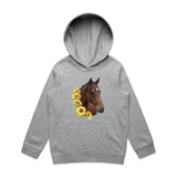 Sunflower Horse AS Colour - Youth Supply Hood Ogo Merch