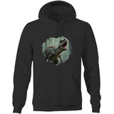 T Rex AS Colour Stencil Pocket Hoodie Sweatshirt Ogo Merch