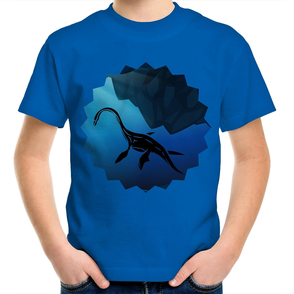 Plesiosaur AS Colour Kids Youth TShirt Ogo Merch