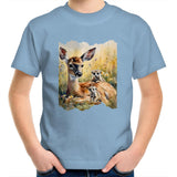 Deer and Meerkats AS Colour Kids Youth T-Shirt Ogo Merch