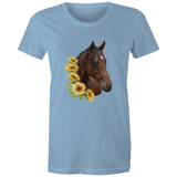 Sunflower Horse AS Colour - Women's Maple Tee Ogo Merch