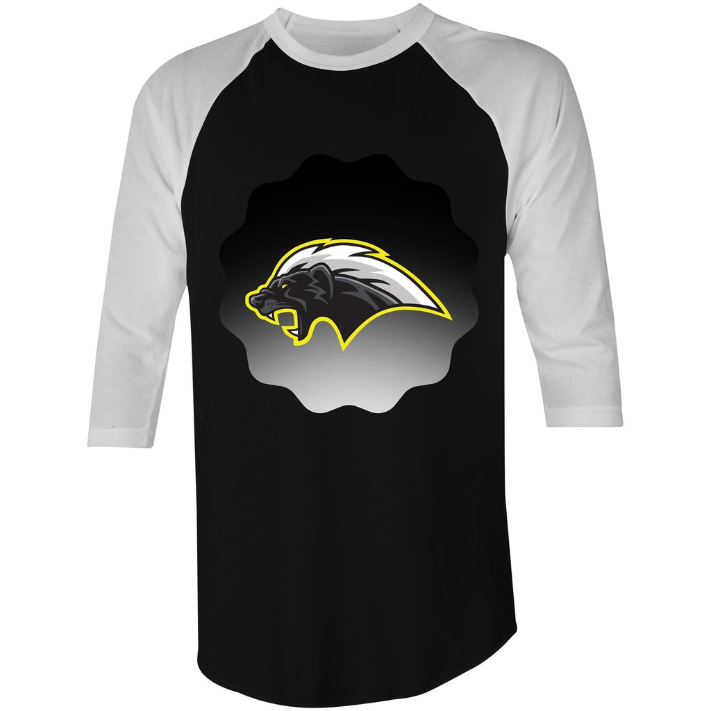 Honey Badger AS Colour Raglan 3/4 Sleeve TShirt Ogo Merch