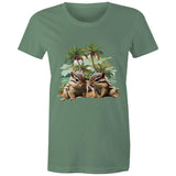Beach Chipmunks AS Colour - Women's Maple Tee Ogo Merch