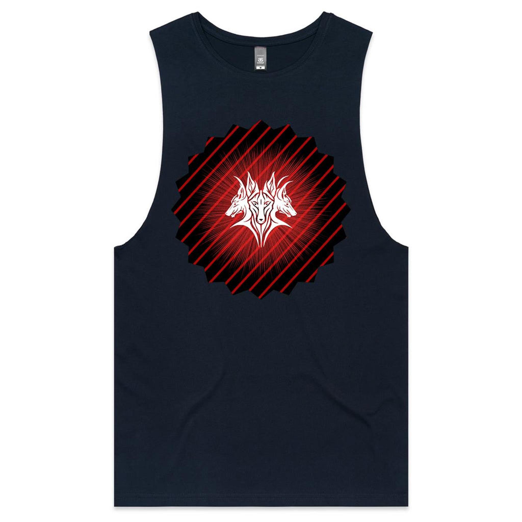 Glowing Cerberus AS Colour Barnard Mens Tank Top Tee Ogo Merch