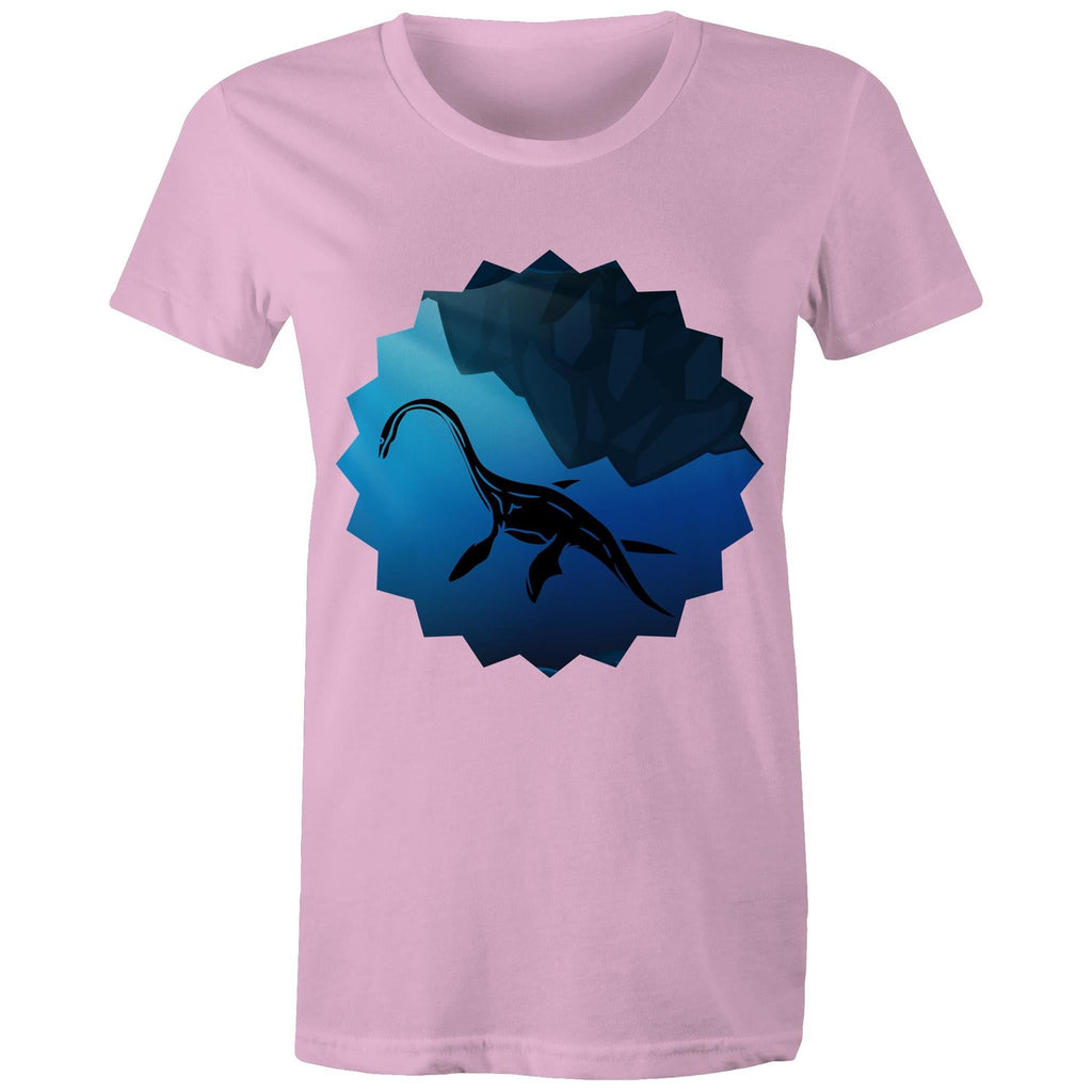 Plesiosaur AS Colour Women's Maple Tee Ogo Merch