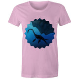 Plesiosaur AS Colour Women's Maple Tee Ogo Merch