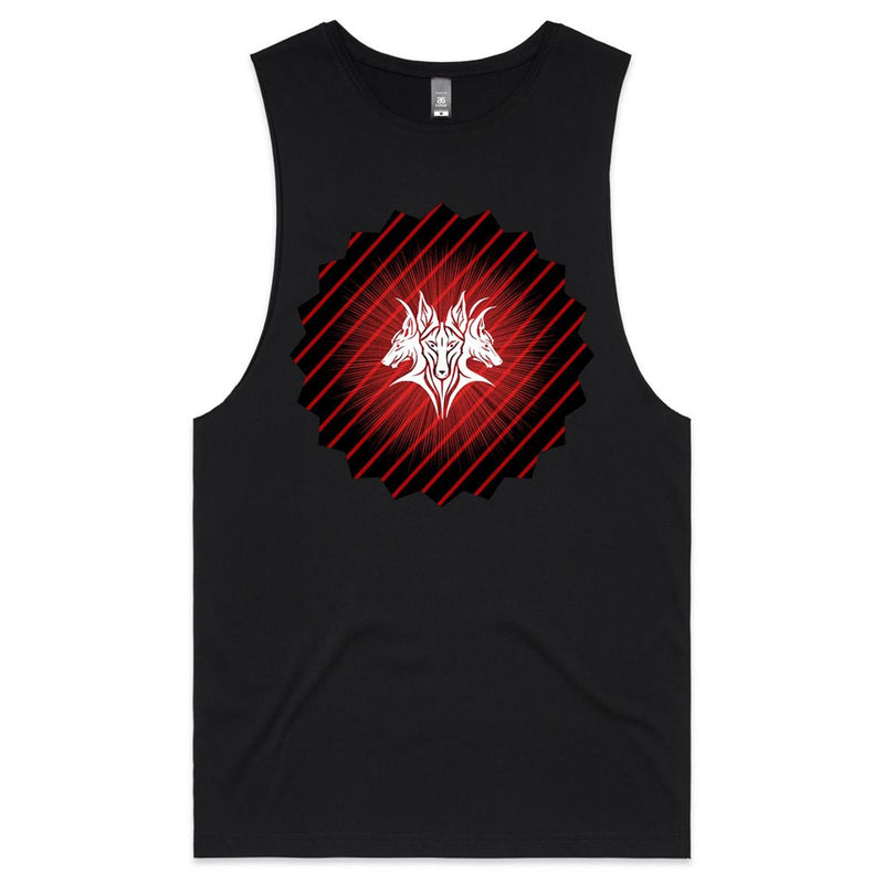 Glowing Cerberus AS Colour Barnard Mens Tank Top Tee Ogo Merch
