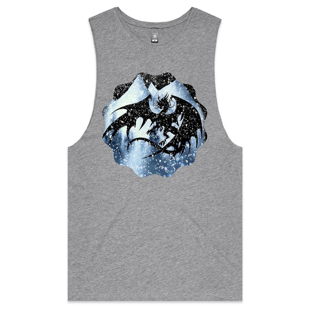 Dragon Silhouette Mens Tank Top Ogo Merch