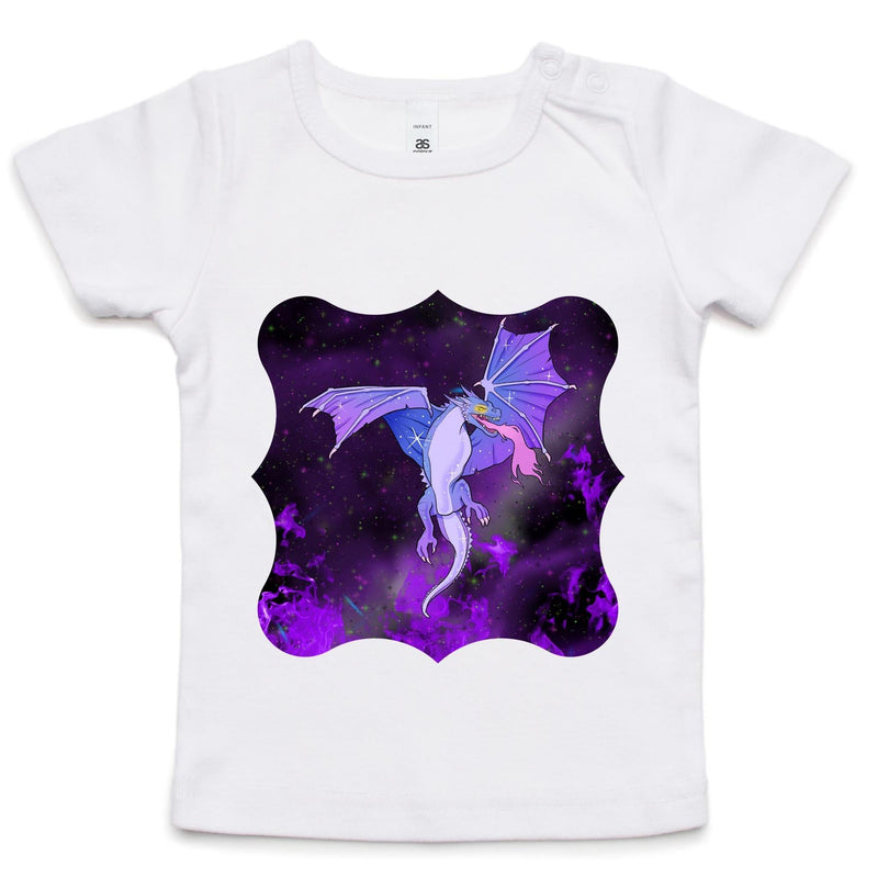 Purple Dragon AS Colour Infant Wee Tee Ogo Merch