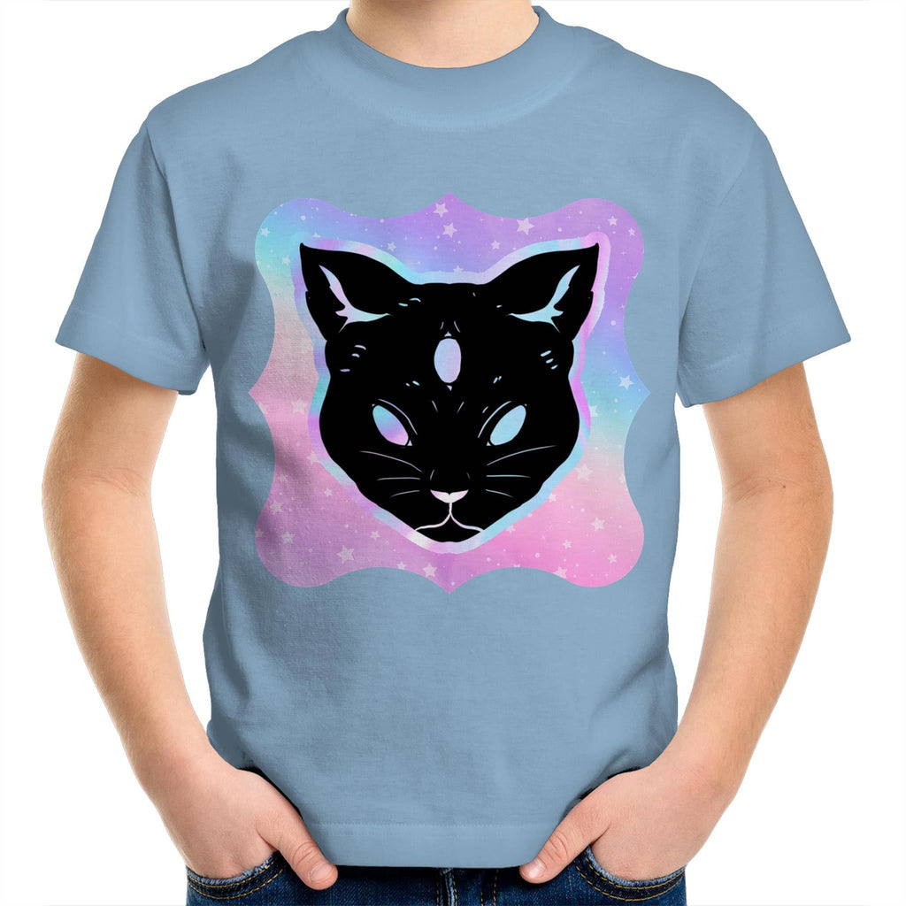 Psychic Cat AS Colour Kids Youth TShirt Ogo Merch