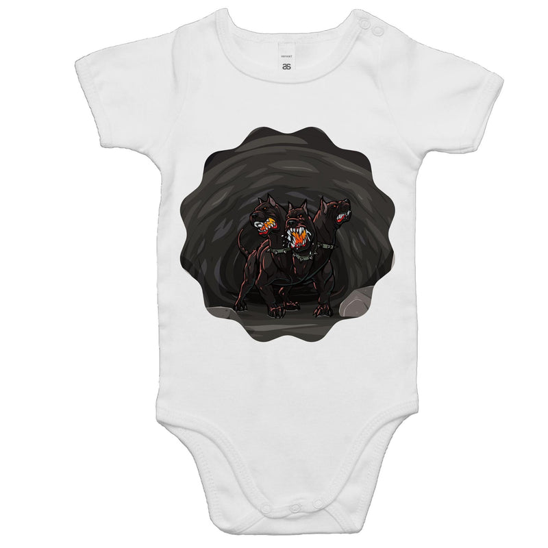 Cave Cerberus AS Colour Mini Me Baby Onesie Romper Ogo Merch