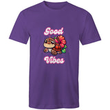 Good Vibes Turtle AS Colour Staple - Mens T-Shirt Ogo Merch