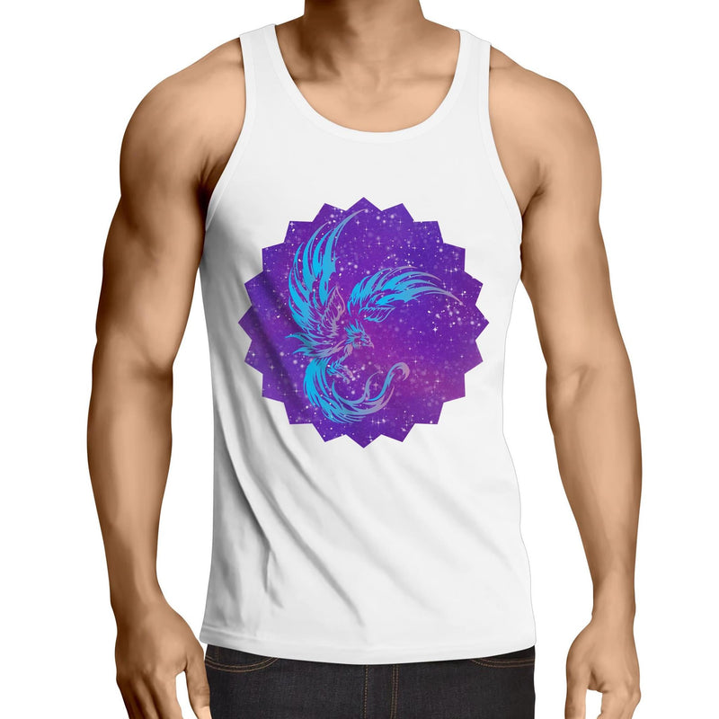 Blue Phoenix AS Colour Lowdown Mens Singlet Top Ogo Merch