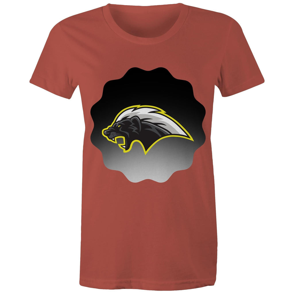 Honey Badger AS Colour Women's Maple Tee Ogo Merch