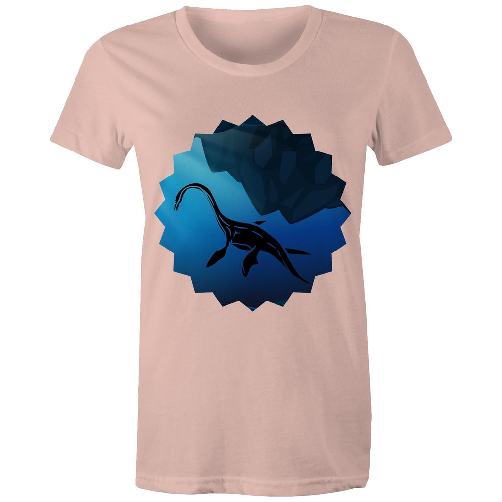 Plesiosaur AS Colour Women's Maple Tee Ogo Merch