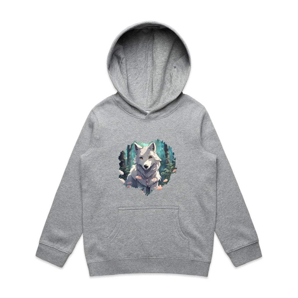 Wolf AS Colour Youth Supply Hood Ogo Merch