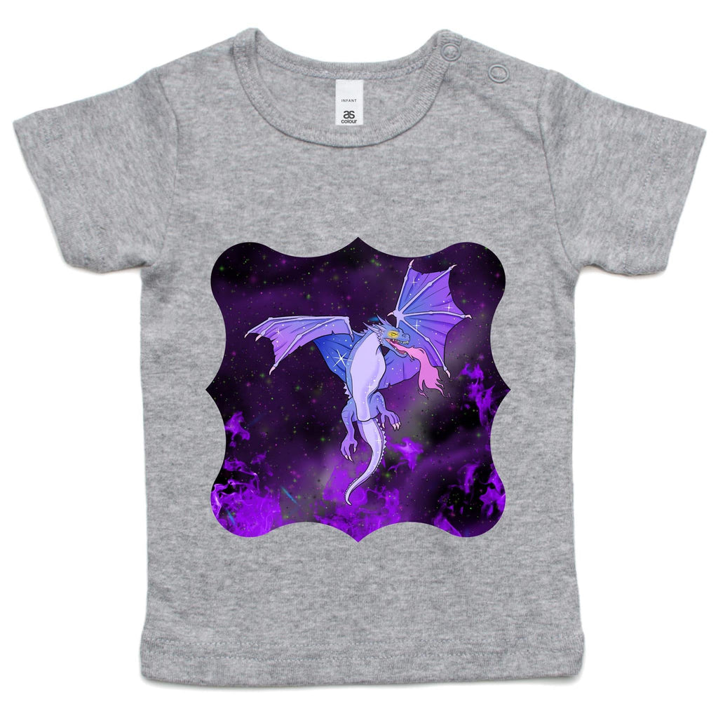 Purple Dragon AS Colour Infant Wee Tee Ogo Merch