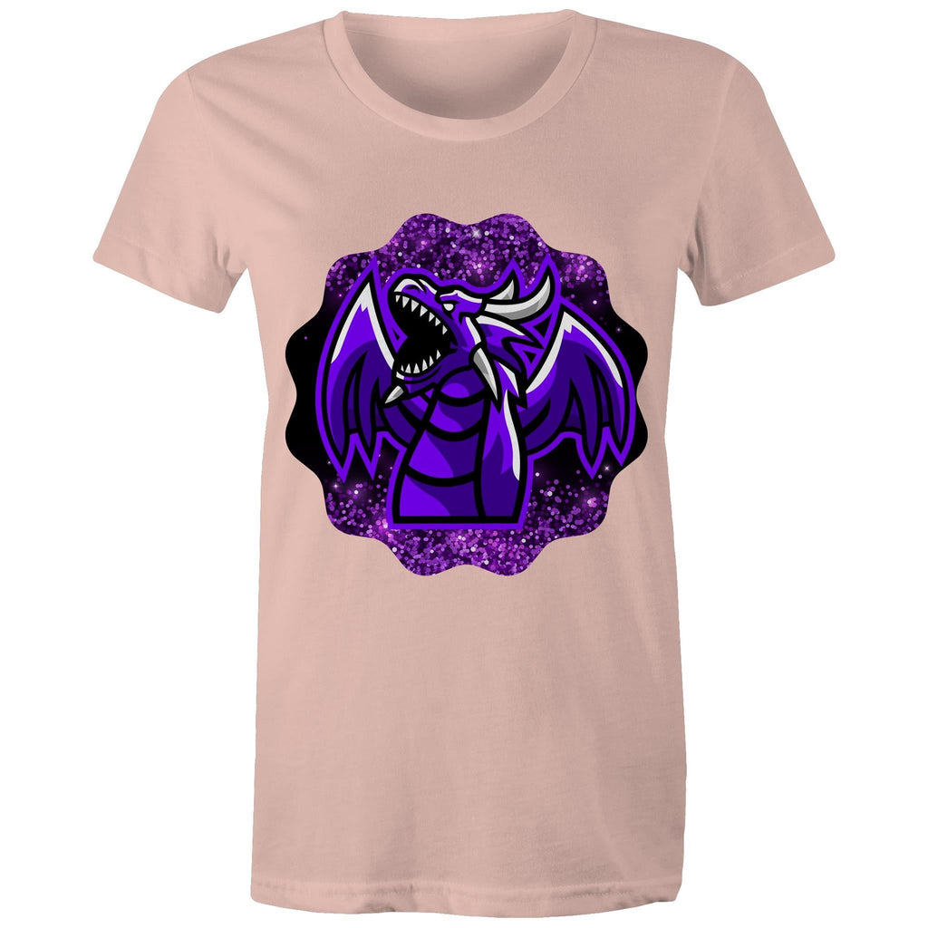 Shining Purple Dragon AS Colour Women's Maple Tee Ogo Merch