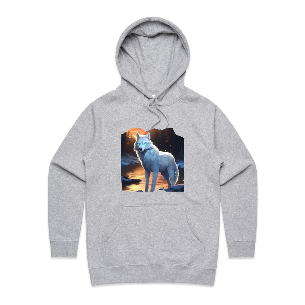 White Wolf AS Colour - Women's Supply Hood Ogo Merch