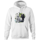 Two Wolves AS Colour Stencil Pocket Hoodie Sweatshirt Ogo Merch
