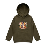 Baby Tigers AS Colour - Youth Supply Hood Ogo Merch