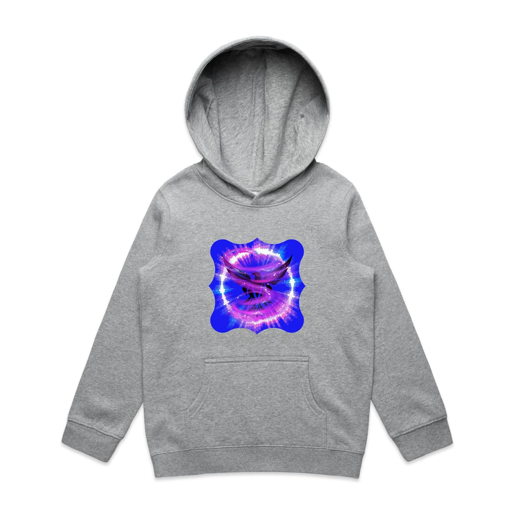 Eagle in Swirl AS Colour - Youth Supply Hood Ogo Merch