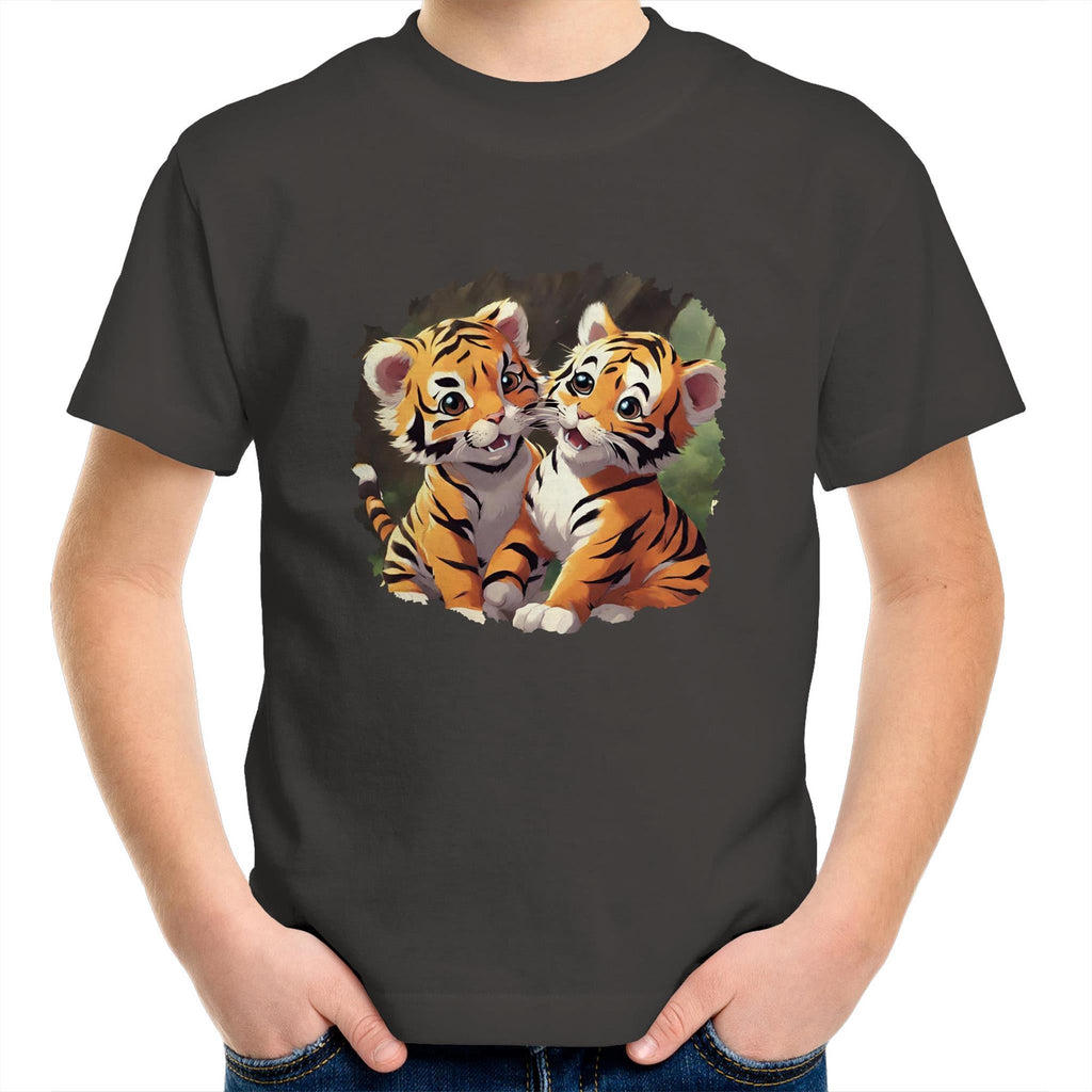Baby Tigers AS Colour Kids Youth T-Shirt Ogo Merch