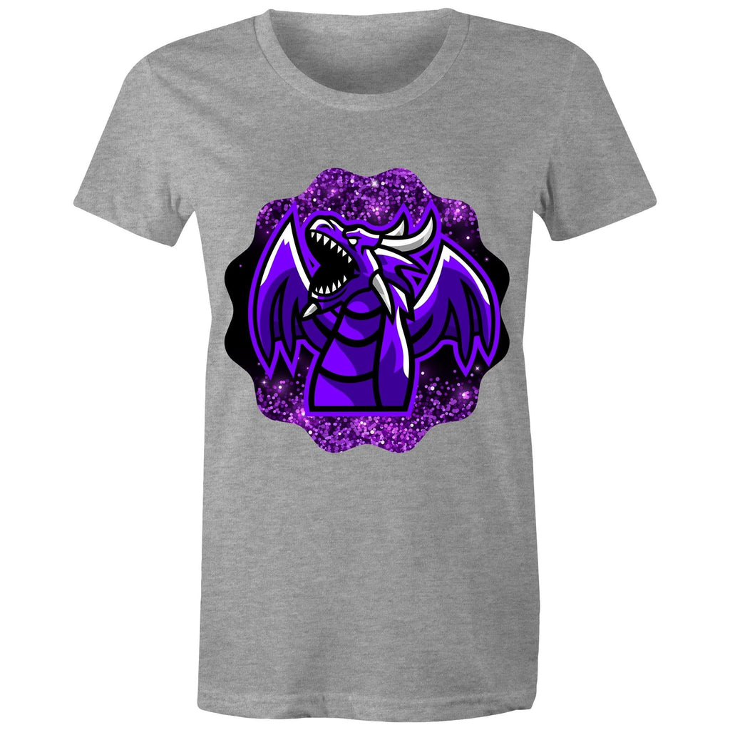 Shining Purple Dragon AS Colour Women's Maple Tee Ogo Merch