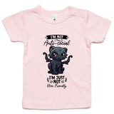 Antisocial Cat Monster AS Colour - Infant Wee Tee Ogo Merch