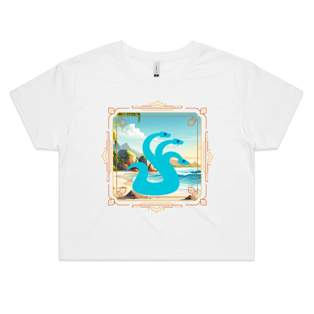 Beach Hydra AS Colour Women's Crop Tee Ogo Merch