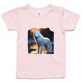 White Wolf AS Colour - Infant Wee Tee Ogo Merch