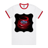 Cerberus Swirl AS Colour Staple Ringer Tee Ogo Merch