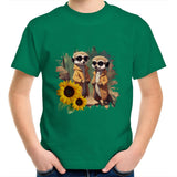 Sunflower Meerkat AS Colour Kids Youth T-Shirt Ogo Merch