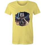 Wolf with Lightsaber AS Colour Women's Maple Tee Ogo Merch