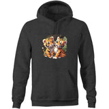 Baby Tigers AS Colour Stencil - Pocket Hoodie Sweatshirt Ogo Merch