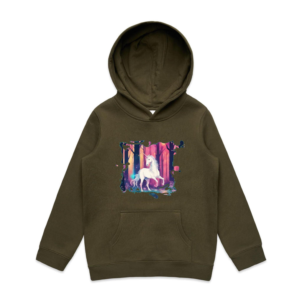 Unicorn AS Colour Youth Supply Hood Ogo Merch