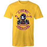Meet my Family Angry Girl AS Colour Staple - Mens T-Shirt Ogo Merch
