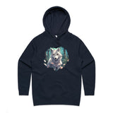 Wolf Print AS Colour - Women's Supply Hood Ogo Merch