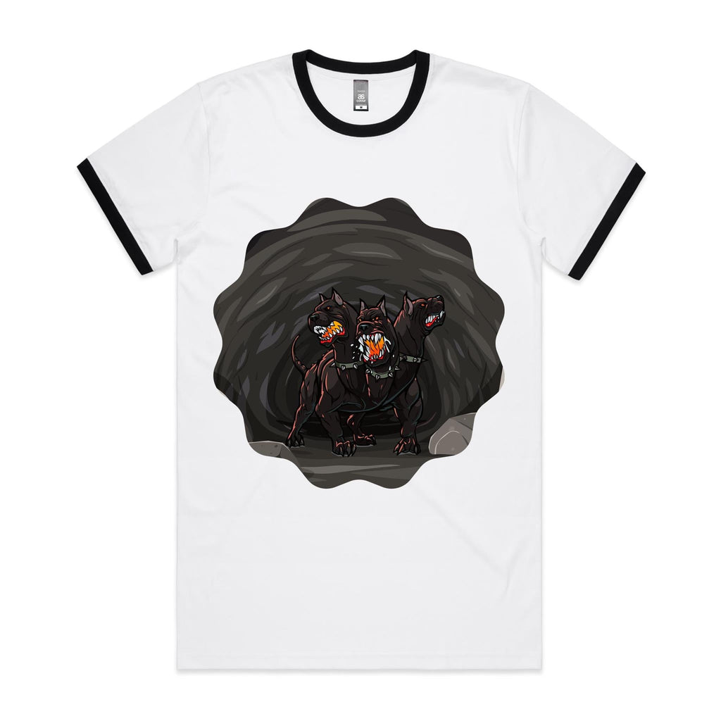 Cave Cerberus AS Colour Staple Ringer Tee Ogo Merch
